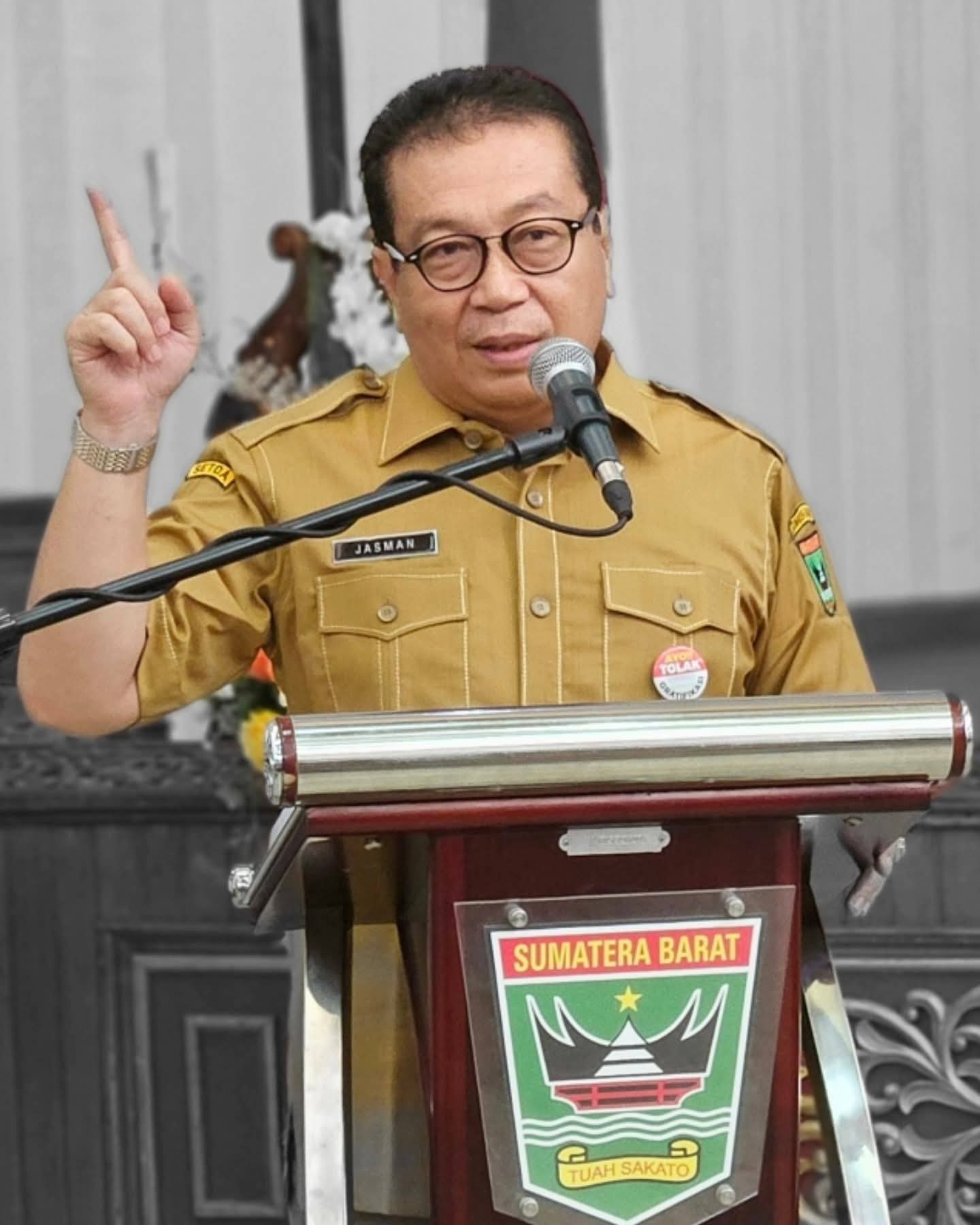 Pj. Sekda Dharmasraya, Drs. Jasman Dt. Bandaro Bendang, MM